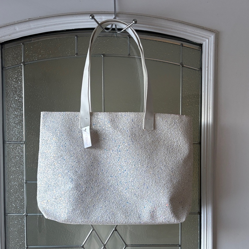 Clinique shimmer White Tote Bag